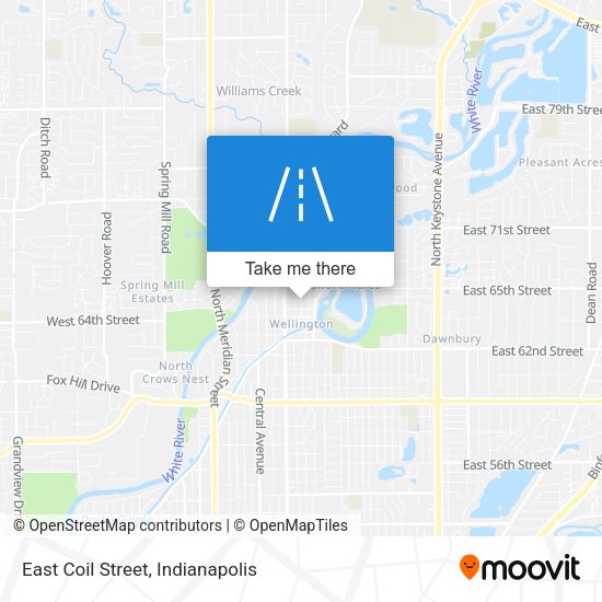 East Coil Street map