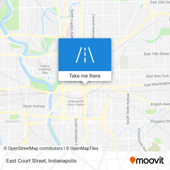 East Court Street map