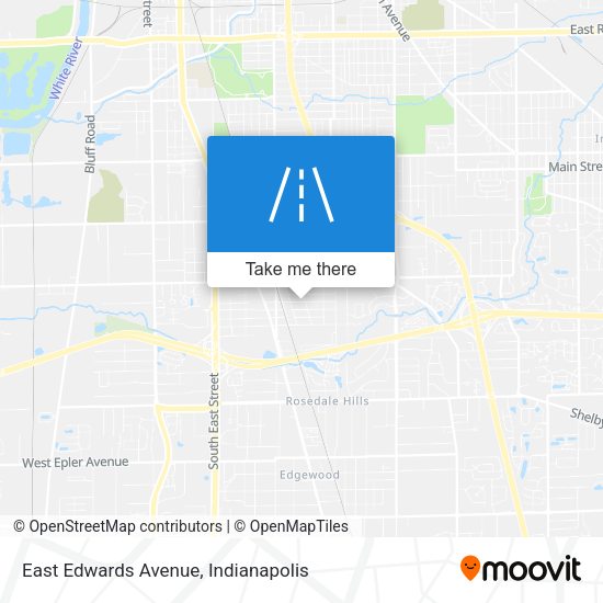East Edwards Avenue map