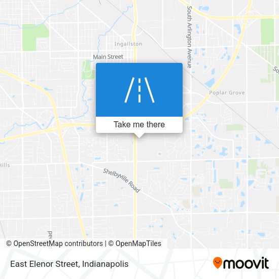 Mapa de East Elenor Street