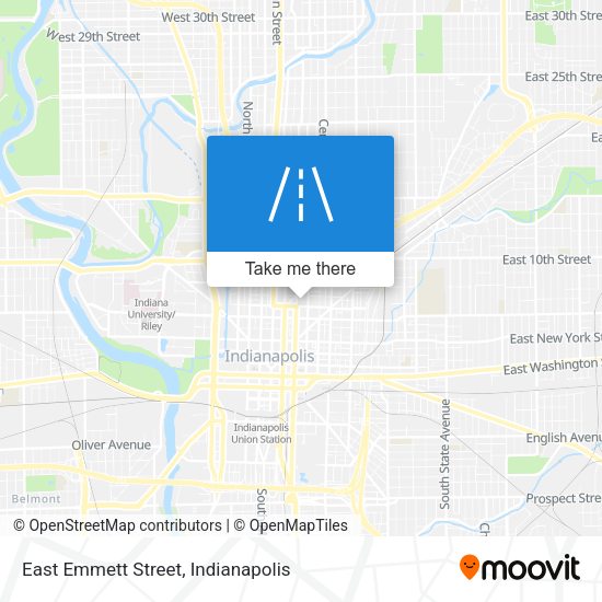 East Emmett Street map
