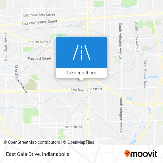 Mapa de East Gala Drive