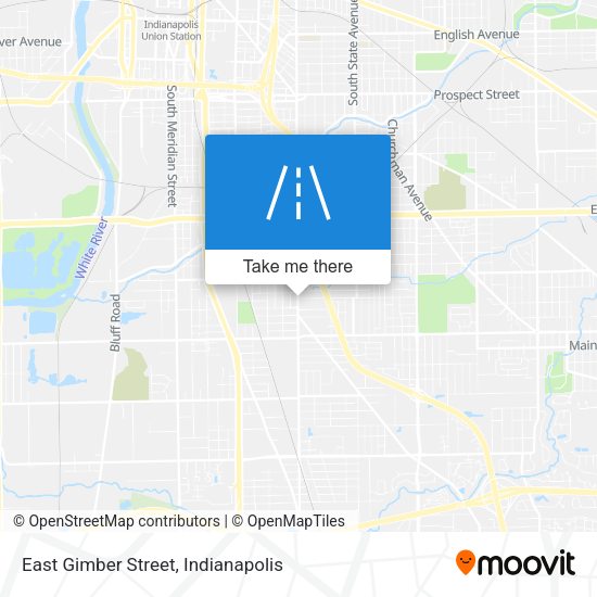 East Gimber Street map