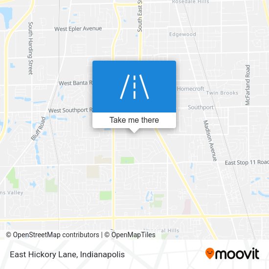 Mapa de East Hickory Lane