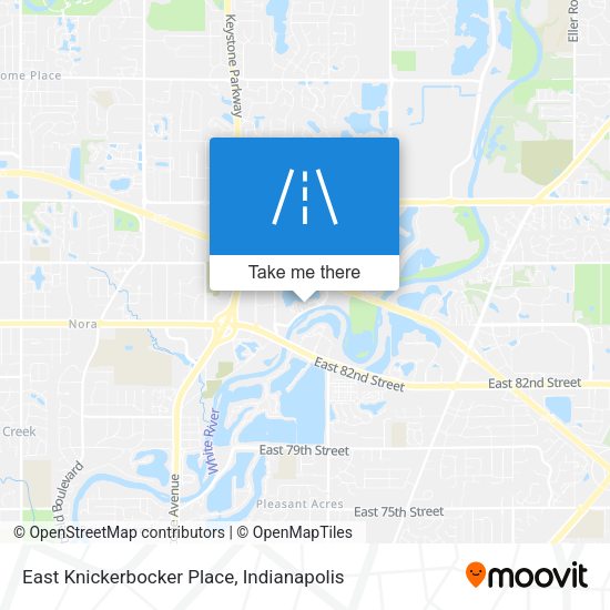 East Knickerbocker Place map