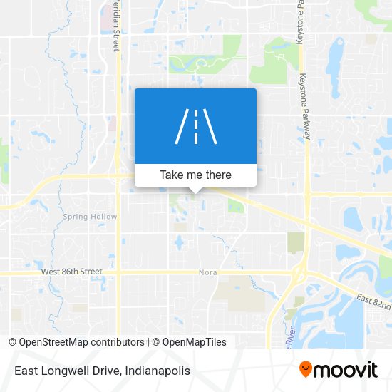 East Longwell Drive map