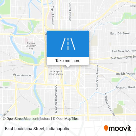 Mapa de East Louisiana Street