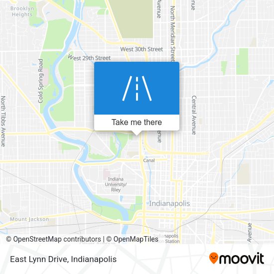 East Lynn Drive map
