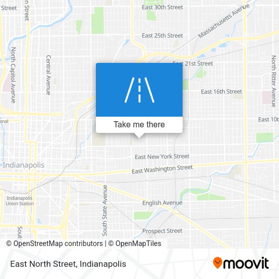 East North Street map