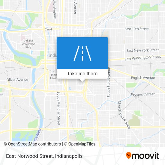 East Norwood Street map