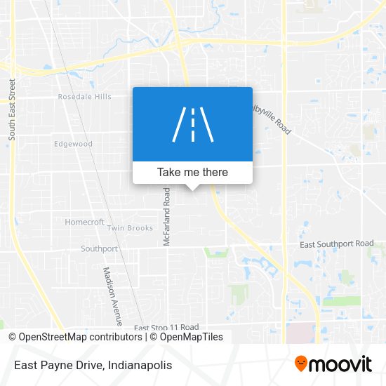 East Payne Drive map