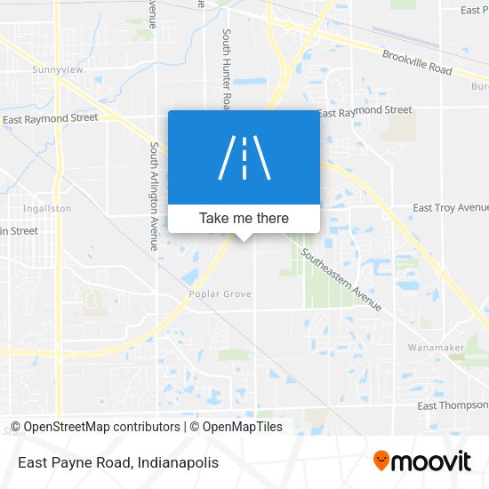 East Payne Road map