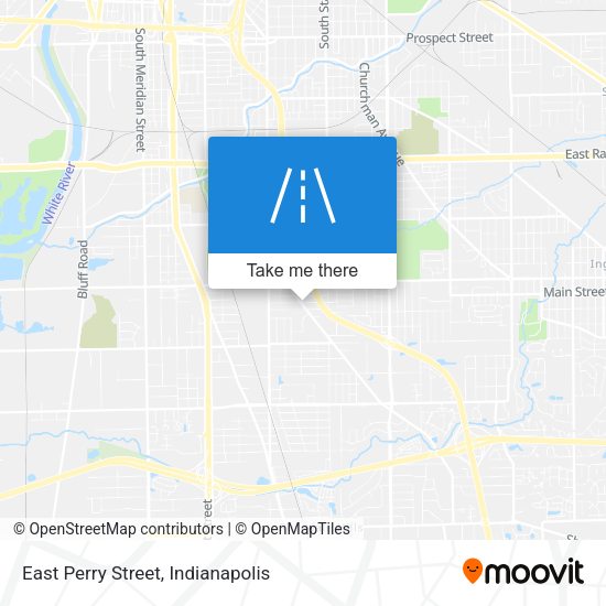 Mapa de East Perry Street