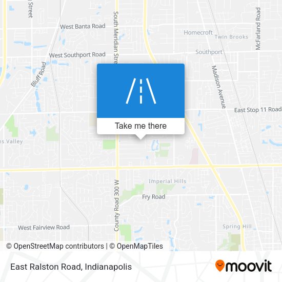 East Ralston Road map