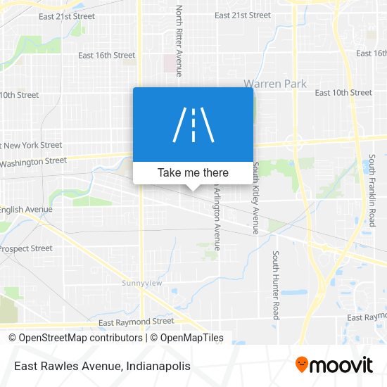 East Rawles Avenue map