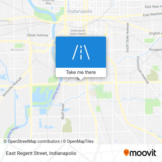 East Regent Street map