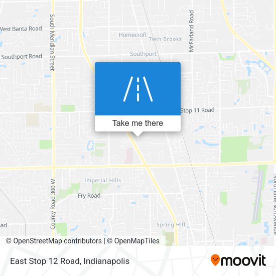 Mapa de East Stop 12 Road