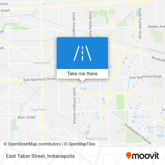 Mapa de East Tabor Street
