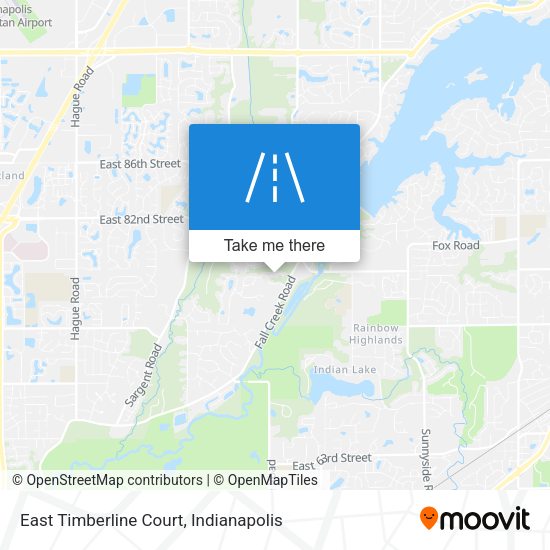 East Timberline Court map