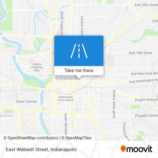 East Wabash Street map