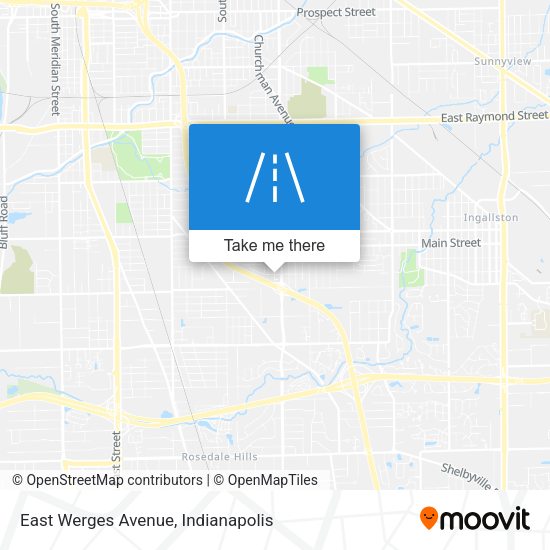 East Werges Avenue map