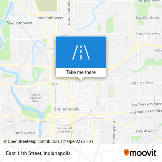 Mapa de East 11th Street