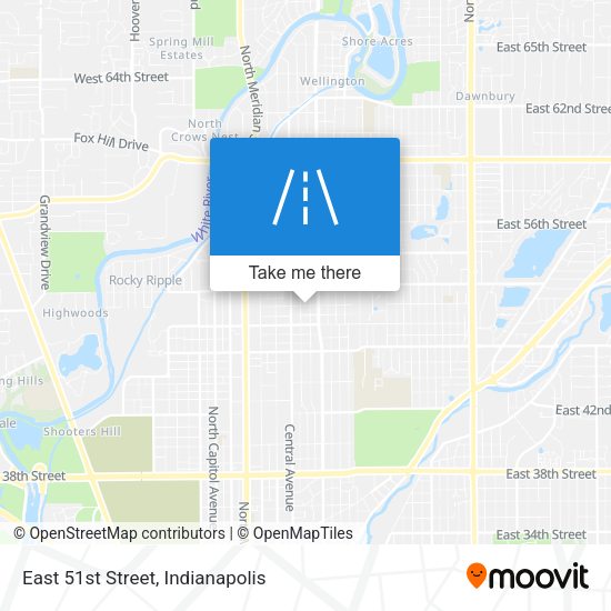 Mapa de East 51st Street