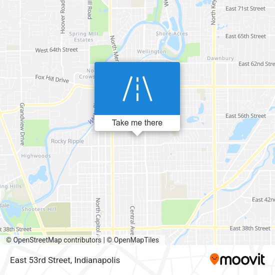 Mapa de East 53rd Street