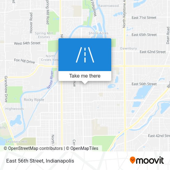 Mapa de East 56th Street