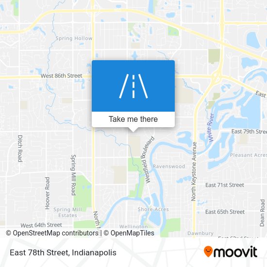 East 78th Street map