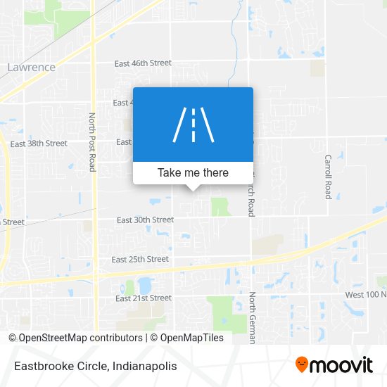 Eastbrooke Circle map