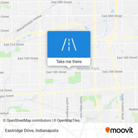 Eastridge Drive map