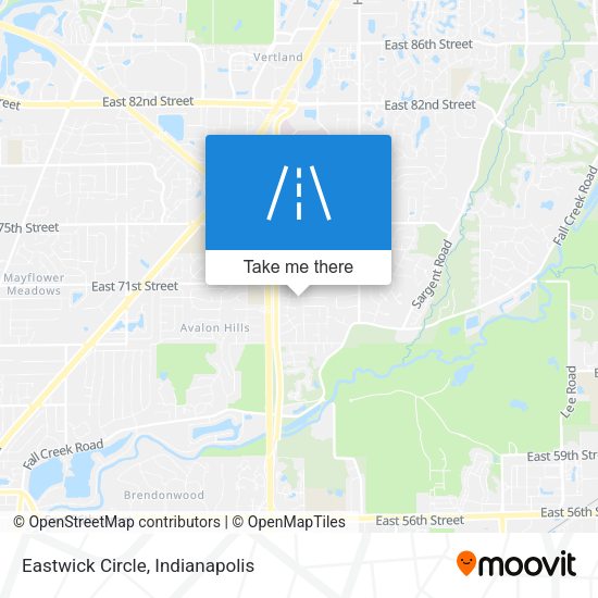 Mapa de Eastwick Circle