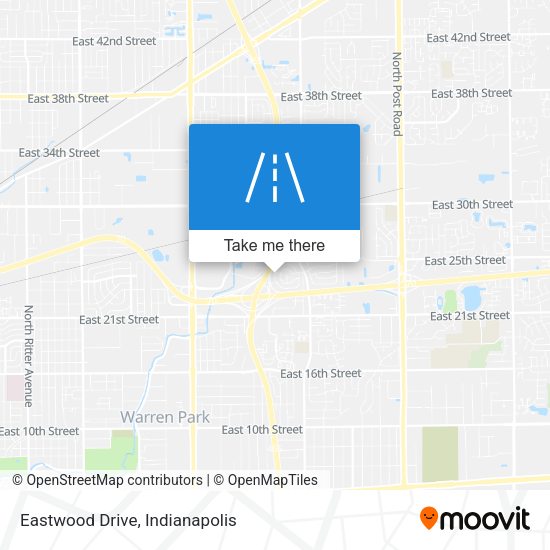 Eastwood Drive map
