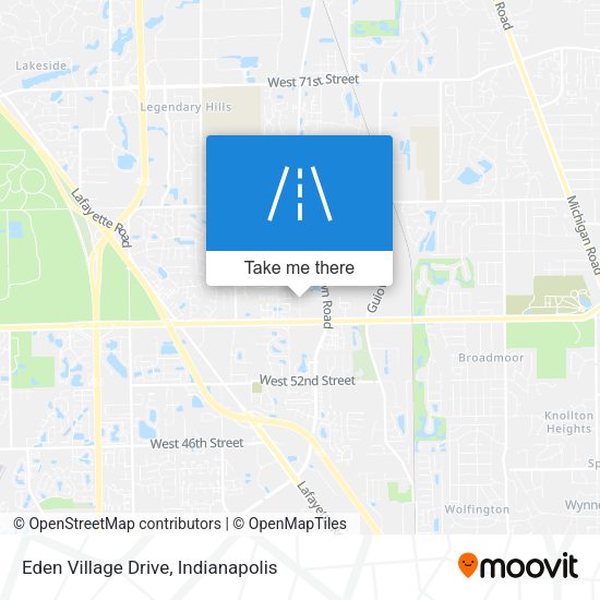 Eden Village Drive map