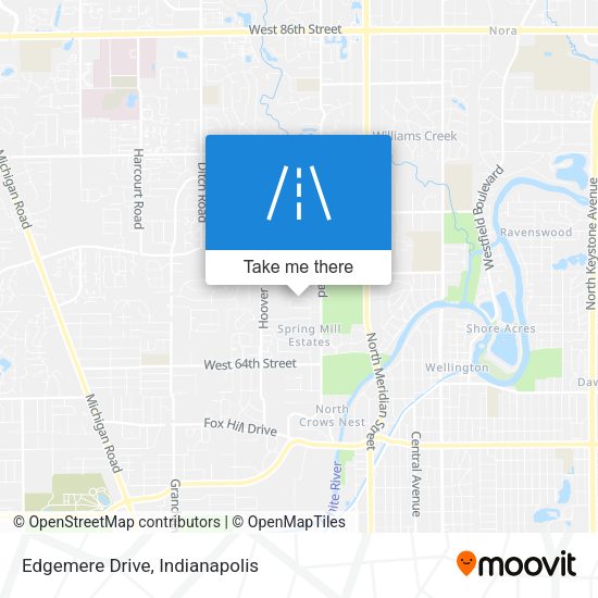 Edgemere Drive map