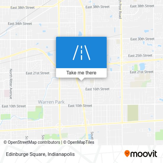 Mapa de Edinburge Square