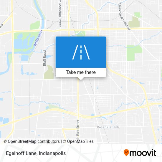 Egelhoff Lane map