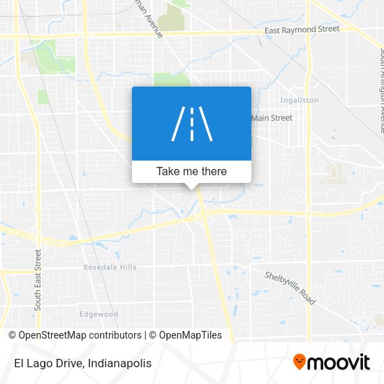 Mapa de El Lago Drive