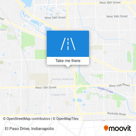 Mapa de El Paso Drive