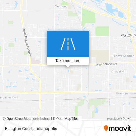 Ellington Court map