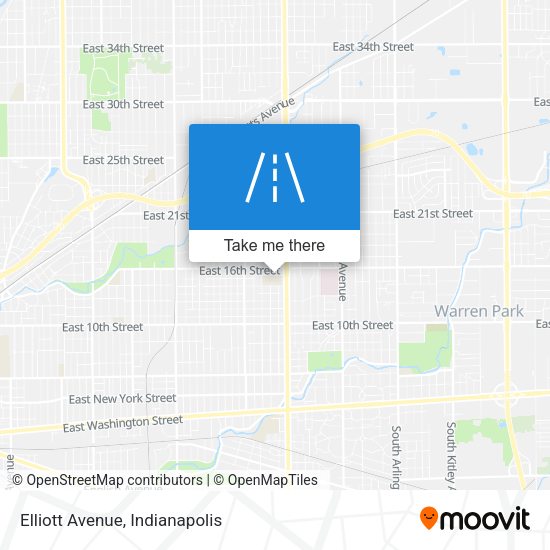 Elliott Avenue map