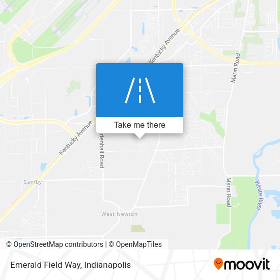 Emerald Field Way map