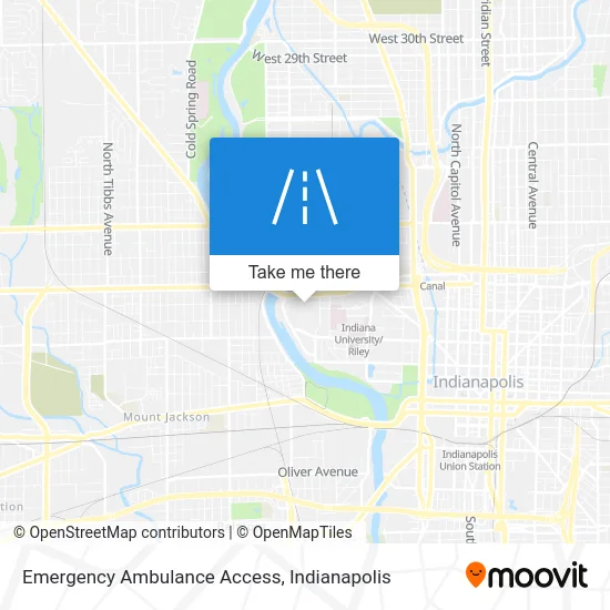 Emergency Ambulance Access map
