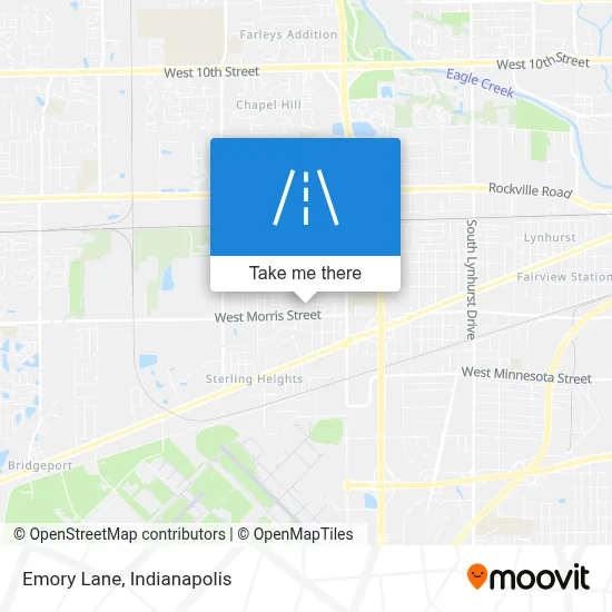 Emory Lane map