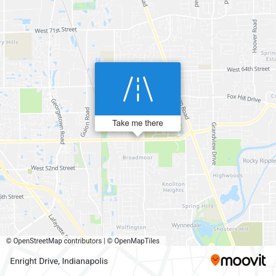 Mapa de Enright Drive