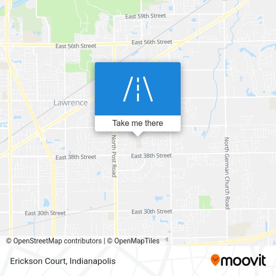 Erickson Court map