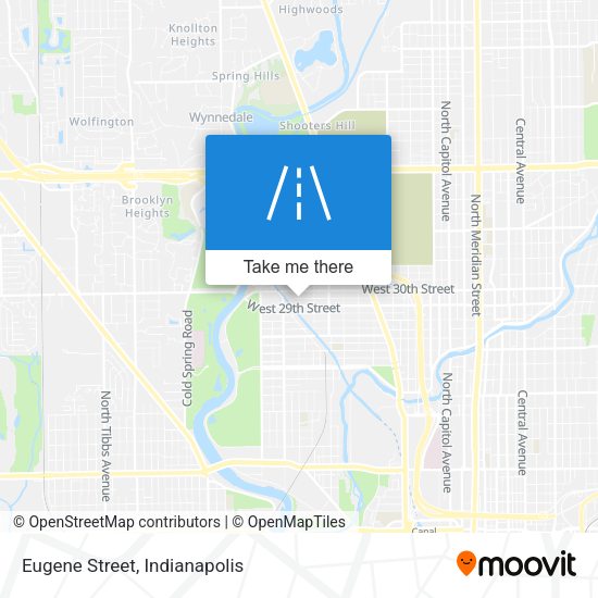 Mapa de Eugene Street
