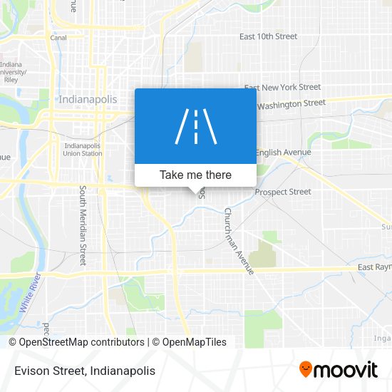 Mapa de Evison Street