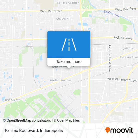 Fairfax Boulevard map